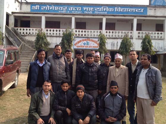 चितवन कल्याण मंच जापानद्वारा सोमेश्वर उमाबिलाई आर्थिक सहयोग