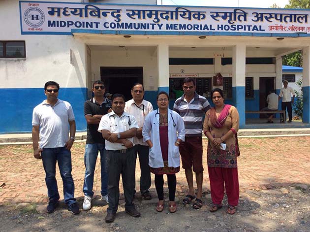 नवलपरासी सहायता समाज बेल्जियमद्वारा अस्पताललाई सहयोग