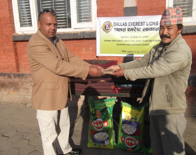 डालस एभरेष्ट लायन्स क्लबद्धारा अनाथ आश्रमलाई सहयोग