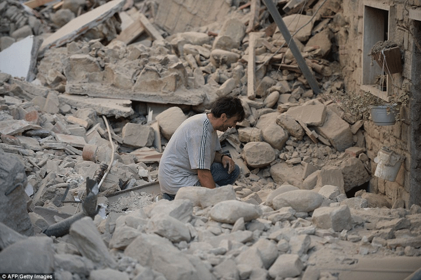 Earthquake in italy