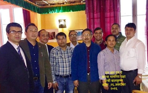 रक्षामन्त्री खाँणलाई एनआरएनएको स्वागत