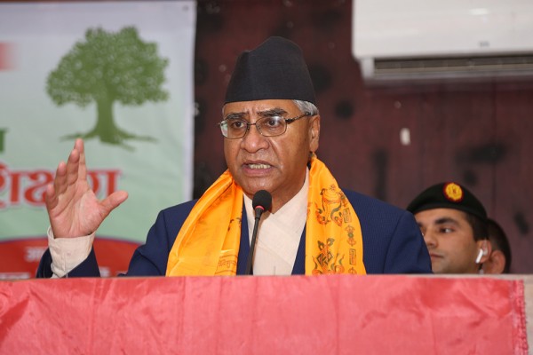 द्वन्द्वका हत्यामा संलग्नलाई छाड्न हुँदैनः सभापति देउवा