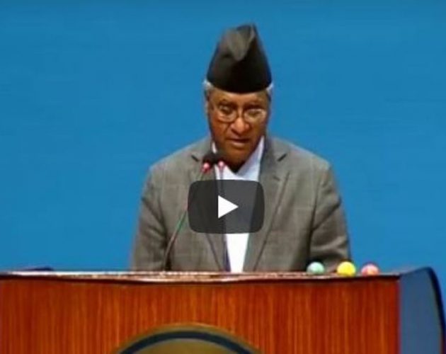 ​नेपालीलाई राष्ट्रवादको पाठ पढाउनु जरुरी छैनः देउवा