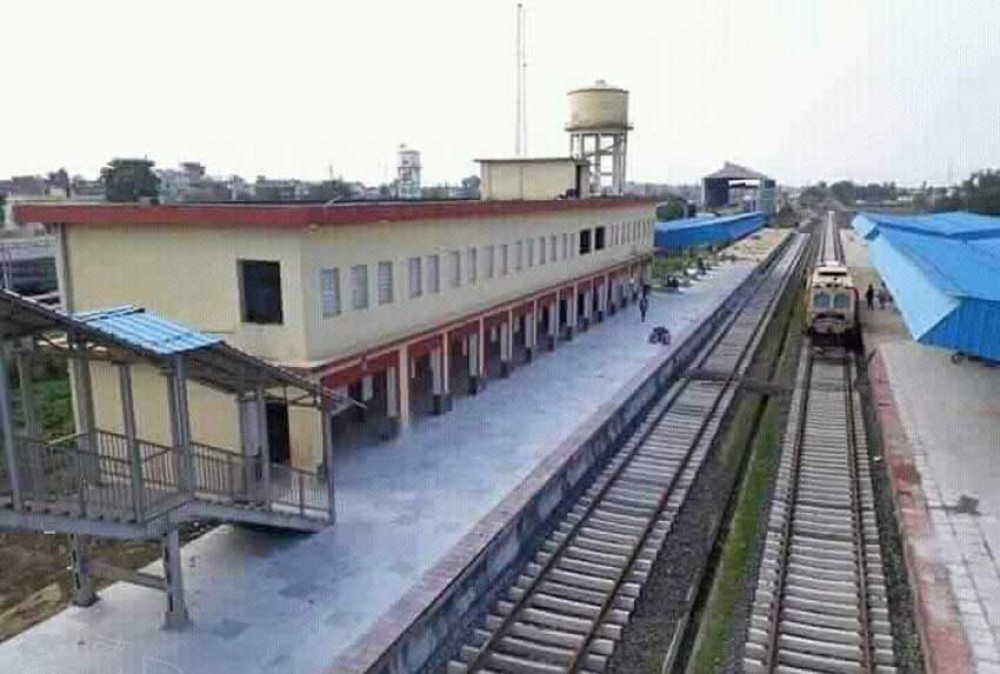 ५३ वटा डब्बासहित जनकपुर आइपुग्यो ब्रोडगेज रेल