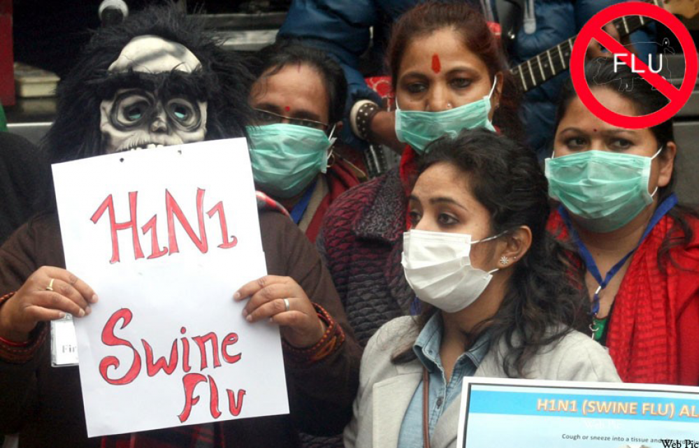 स्वाइन फ्लु संक्रमण बढ्यो