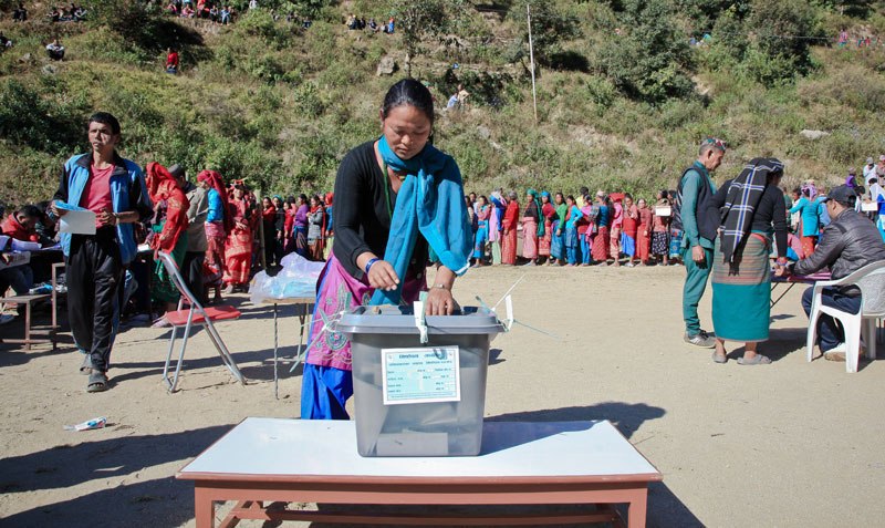 छिटपुट घटनाबाहेक देशभर शान्तिपूर्ण रूपमा मतदान सम्पन्न