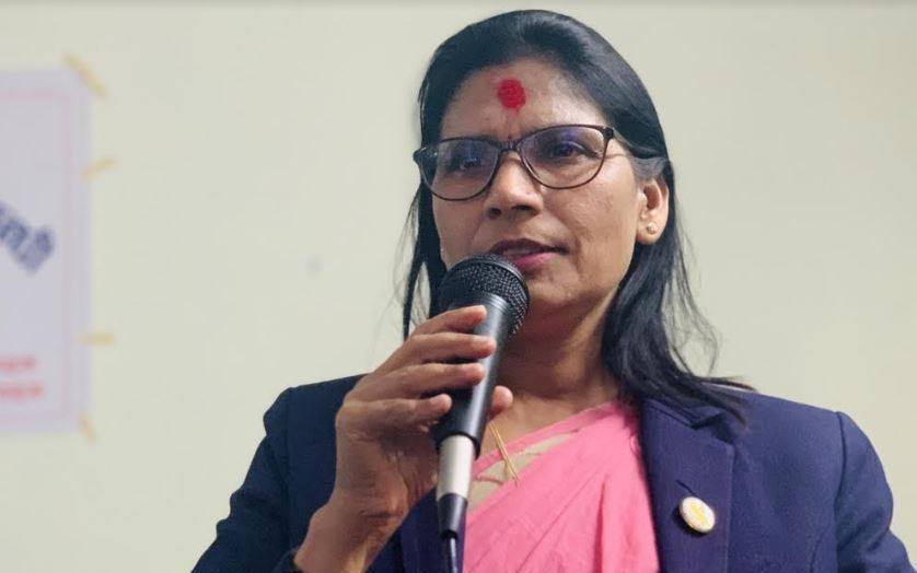 एमालेको नेतृत्वमा ओलीको विकल्प छैन : पद्‌मा अर्याल