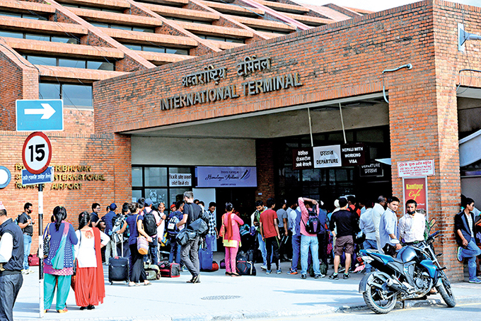 त्रिभुवन अन्तर्राष्ट्रिय विमानस्थल साँझसम्मै बन्द रहने