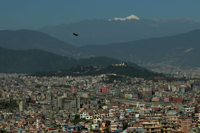 कीर्तिपुरबाट देखिएका हिम शृङ्खला