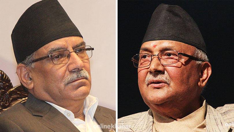 प्रचण्डलाई फोन गरेर सदनको अवरोध हटाइदिन ओलीको आग्रह