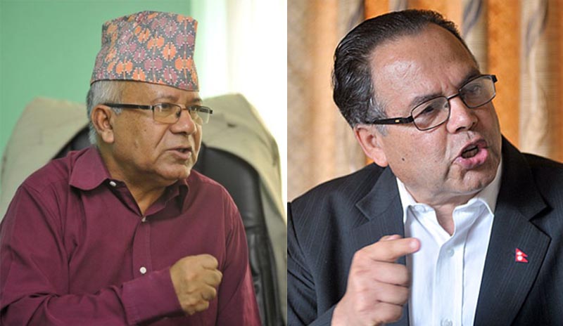 झलनाथ खनालद्वारा अध्यक्ष माधव नेपालको राजीनामा माग