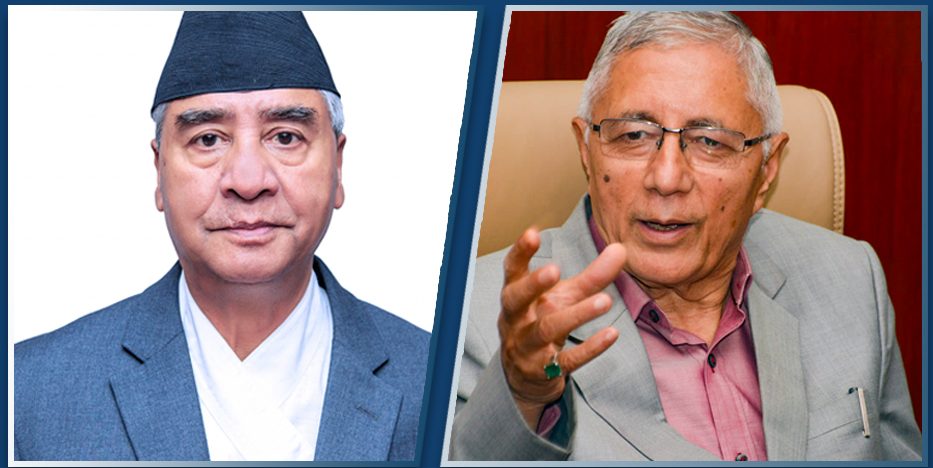 सभापति शेरबहादुर देउवा र नेता शेखर कोइरालाबीच भेटवार्ता