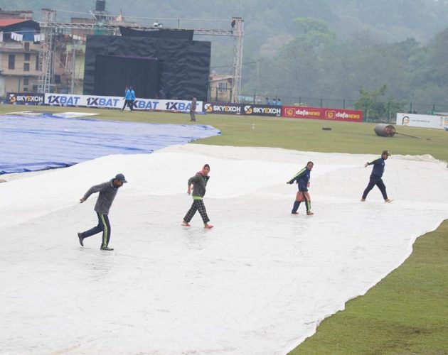 वर्षाका कारण रोकिएको नेपाल र कुवेतबीचको खेल फेरि शुरू गर्ने तयारी