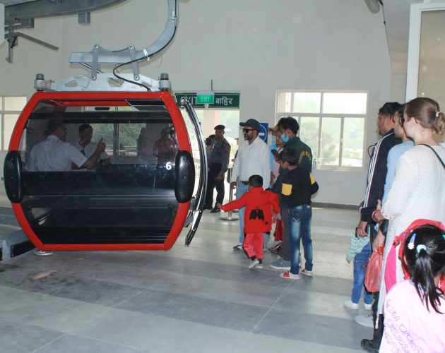 मौलाकाली केबलकार सञ्चालनमा, पाँच मिनटमै मन्दिर पुगिने