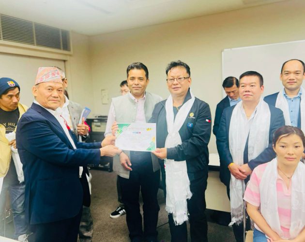आदिबासी जनजाति महासंघ जापानको अध्यक्षमा श्री गुरुङ