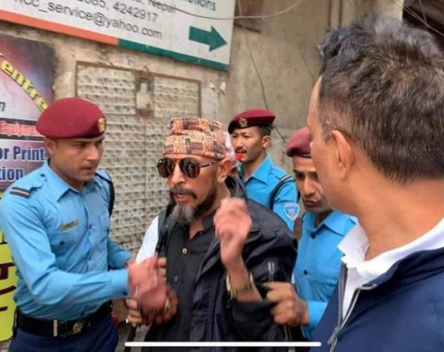 शिव सेना नेपालका अध्यक्ष अनिल बस्नेत पक्राउ