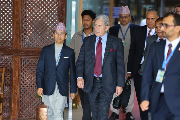 न्युजिल्याण्डका उपप्रधानमन्त्री पिटर्स काठमाडौं आइपुगे