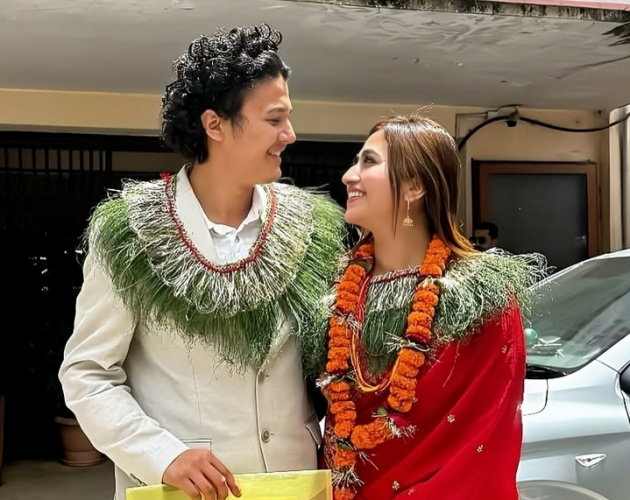 टिकटकर जोडी आयुष र एलिजेले गरे अदालती विवाह