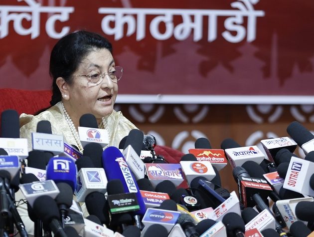 पदको लालसा छैन, तर राजनीतिबाट विमुख हुन्नँ : पूर्वराष्ट्रपति भण्डारी