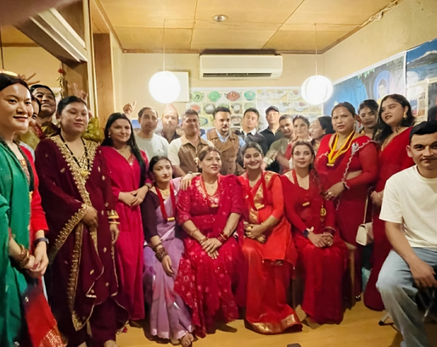जापानको कुमामोतोमा तीजको रौनक: सिर्जना नगरकोटीले चुमिन् तीज गीत/नृत्यको उपाधि