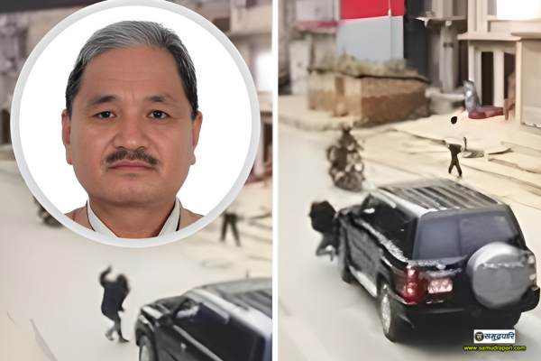बालिकालाई ठक्कर दिने मन्त्रीको गाडीका चालकलाई प्रहरीले छाड्यो