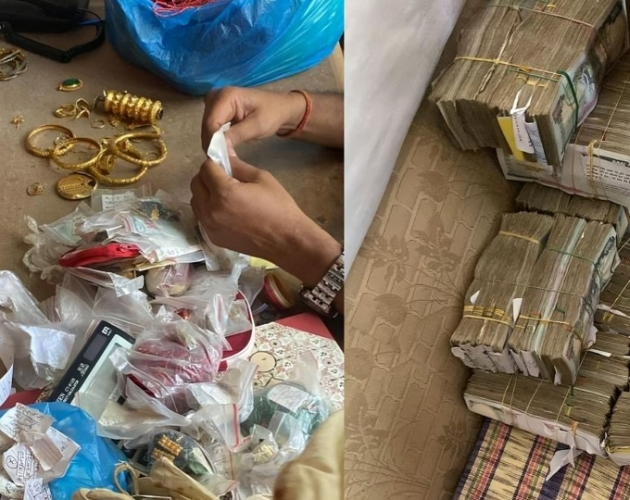 गोंगबुका विनोदको घरबाट सवा चार करोड नगद र ९ किलो सुन बरामद