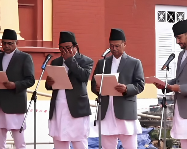 प्रधानमन्त्री कार्कीको मन्त्रिमण्डल विस्तार, नवनियुक्त चार मन्त्रीले लिए शपथ