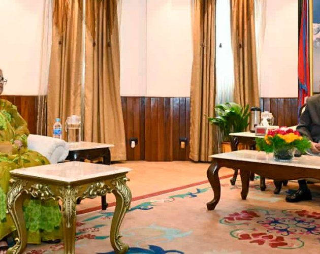 राष्ट्रपति पौडेल र प्रधानमन्त्री कार्कीबीच भेट