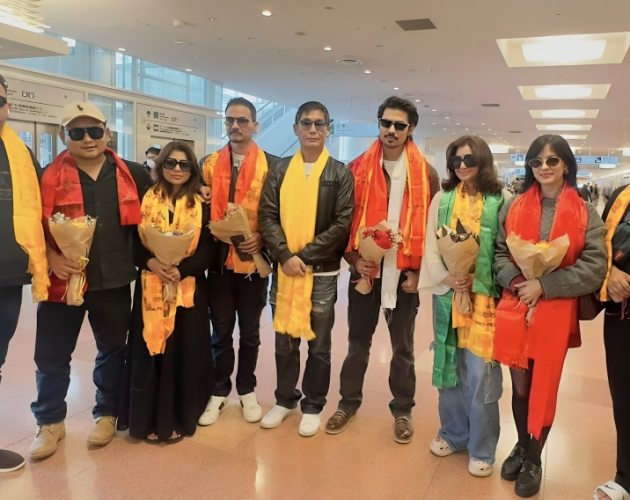 चलचित्र ‘जेरी अन टप’को टिमलाई जापानमा भव्य स्वागत, सोमबार रेडकार्पेट प्रिमियर हुने