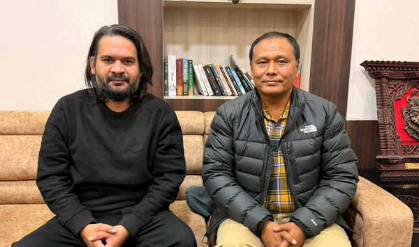मेयर बालेन र मन्त्री घिसिङबीच भेटवार्ता