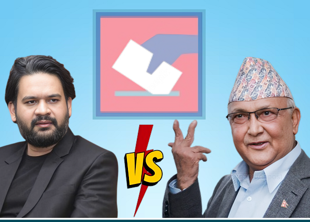 झापा-५ मा ओलीलाई पराजित गर्दै बालेन निर्वाचित