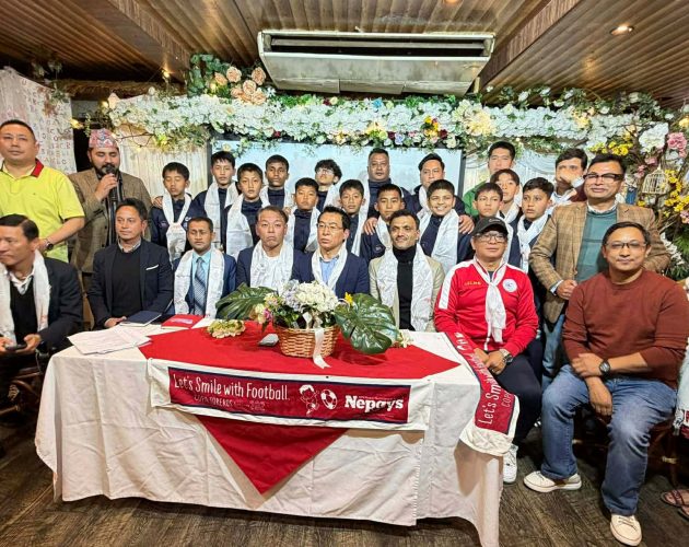 जापानमा नेपाली बाल फुटबल टोलीको भव्य ‘वेलकम’