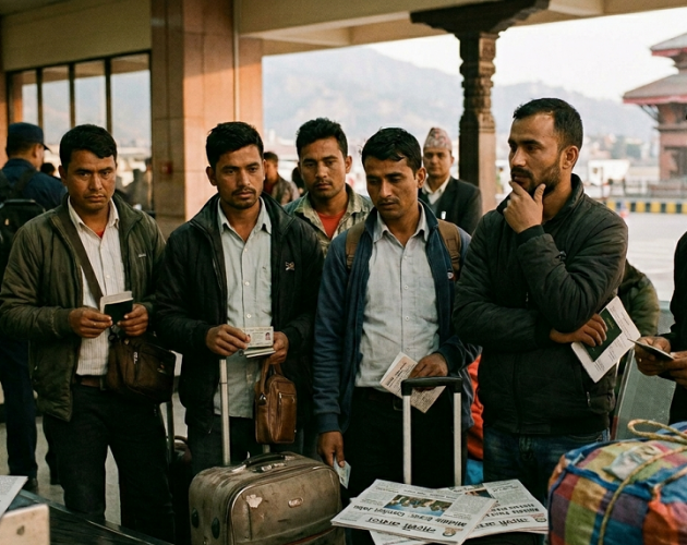 युद्धको रापमा परदेशीको पसिना