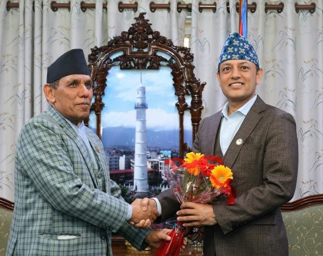 सभामुख र राष्ट्रिय सभाका अध्यक्षबीच भेटवार्ता