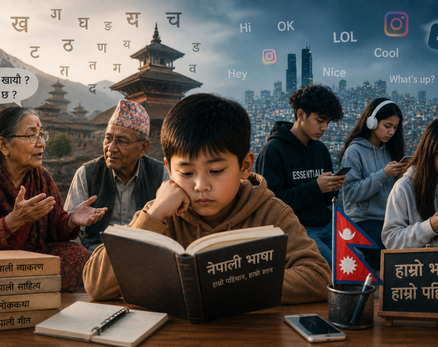आफ्नो भाषा बिर्सँदै गएको पुस्ता : आधुनिकताको दौडमा हराउँदै पहिचान