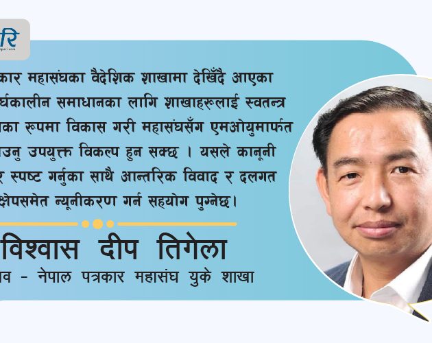 पत्रकार महासंघका वैदेशिक शाखाहरूको विवाद यसरी समाधान गर्न सकिन्छ